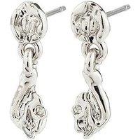 Pilgrim Eliyah Earrings Silver-Plated