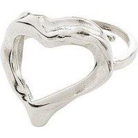 Pilgrim Iris Ring Silver-Plated