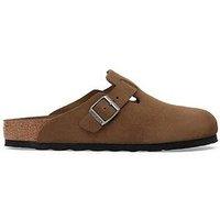 Birkenstock Boston Soft Footbed Suede Leather - Dark Tea Tonal