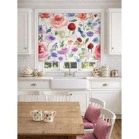 The Very Collection Painted Floral Roller Blind 150X160 - Summer