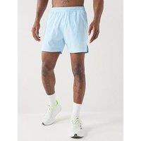 Gym King Mens Debossed Camo Shorts - Blue