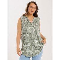 Yours Curve Sleeveless Blouse