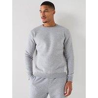 Gym King Mens Momentum Crew Sweatshirt - Grey