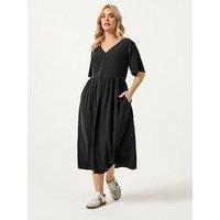 Yours Curve Chambray Tea Dress