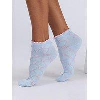 Boux Avenue Heart 2 Pack Midi Socks - Pink