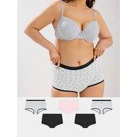 Yours Curve 5 Pack Avocado Print Short