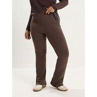 Yours Curve Ribbed Flare Legging