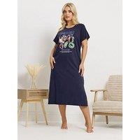 Yours Curve Amalfi Coast Midaxi Nightdress