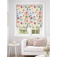 The Very Collection Painted Floral Roller Blind 150X160 - Autumn