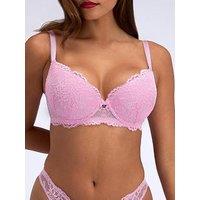 Boux Avenue Billie Balconette Bra - Bubblegum
