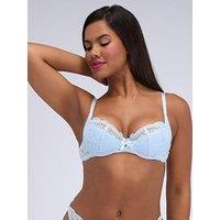 Boux Avenue Boxu Skye Lace Balconette Bra - Powder Blue