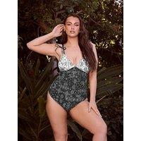 Yours Curve Bandana Tie Swimsuit