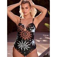 Yours Curve Celestial Spiral Bandeau Swimsuit