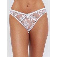 Boux Avenue Addison Lace Brief - White