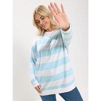 Yours Curve Stripe Sweatshirt