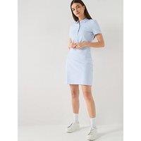 Lacoste Polo Logo Dress - Light Blue