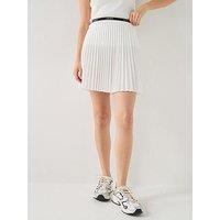 Lacoste Pleated Skirt - White