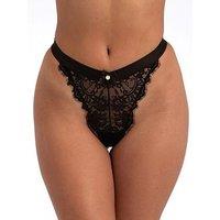 Boux Avenue Daria Lace Thong - Black