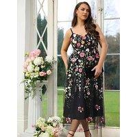 Yours Curve Floral Strappy Dress
