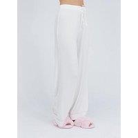 Boux Avenue Rib Modal Pant - Mix - White
