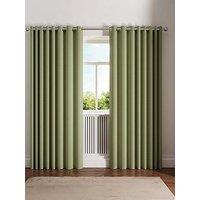 Ted Baker Palm Geo Lined Blackout Curtains