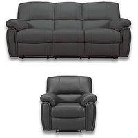The Very Collection Leighton Manual Recliner 3 Seater + Chair