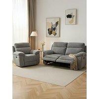 The Very Collection Baron Fabric 3 Seater + Chair