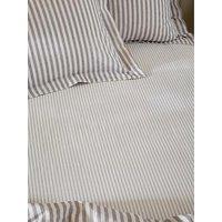 Yard Hebden 100% Cotton Fitted Sheet Or Pillowcases - Mauve