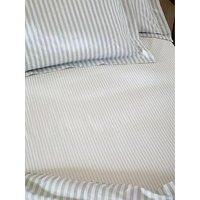 Yard Hebden 100% Cotton Fitted Sheet Or Pillowcases - Mineral Blue