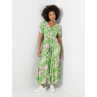 Joe Browns Flower Garden Maxi Dress - Green