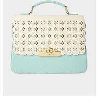 Joe Browns Flora Pretty Cutwork Detail Bag - Cream