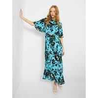 Joe Browns Loretta Rose Print Maxi Dress - Blue