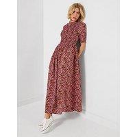 Joe Browns Jasmine Shirred Bodice Dress - Pink