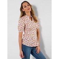 Joe Browns Beautiful Butterfly Blouse - White