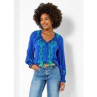 Joe Browns Rebecca Embroidered Top - Blue
