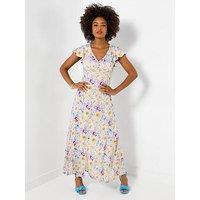 Joe Browns Watercolours Printed Floral Dress - Multi
