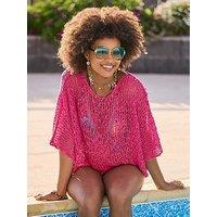 Joe Browns Breezy Popcorn Cover Up - Pink