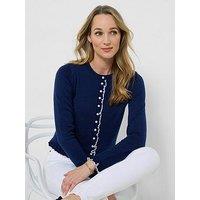 Joe Browns Penelope Frill Cardigan - Blue