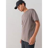 The Very Collection Pure Cotton Smart Slim Fit Cotton T-Shirt - Grey