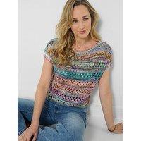 Joe Browns Clara Open Knit Sleeveless Jumper - Multi