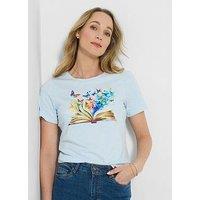 Joe Browns Book Of Dreams Graphic T-Shirt - Blue