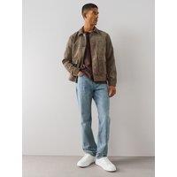 The Very Collection Cross Hatch Straight Fit Jeans - Vintage Wash