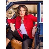 Joe Browns All Heart Boucle Jacket - Red