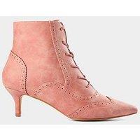 Joe Browns Kitty Lace Up Boots - Pink