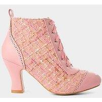 Joe Browns Vivienne Tweedy Ankle Boots - Pink
