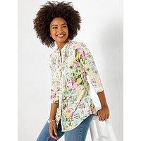 Joe Browns Perfectly Patchwork Printed Cotton Blouse - Multi