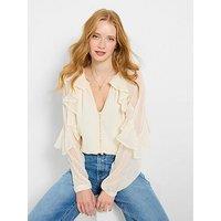 Joe Browns Romantic Ruffles Blouse - Cream