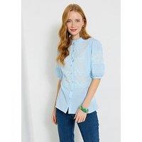 Joe Browns Patsy Embroidered Blouse - Blue
