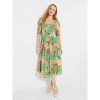 Joe Browns Betsy Floral Dress - Green