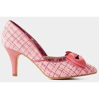 Joe Browns Margot Tweedy Bow Shoes - Pink